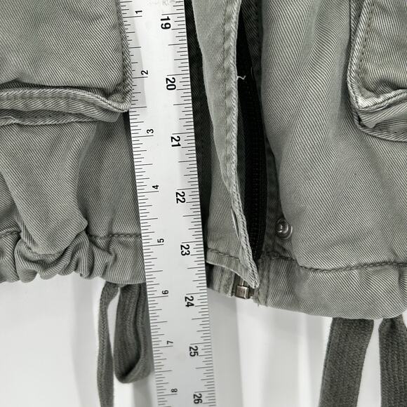 American Eagle Women's Army Green Military Style Cotton Jacket Size Small. - Picture 12 of 14